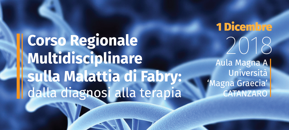 save-the-date_fabry Corso Regionale Multidisciplinare sulla Malattia di Fabry 1 Dicembre 2018 CATANZARO